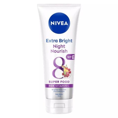 Tinh Chất Dưỡng Thể Nivea Serum 50x Ban Ngày & Ban Đêm 180ml - Dưỡng Trắng Tối Ưu & Bảo Vệ Da SPF50