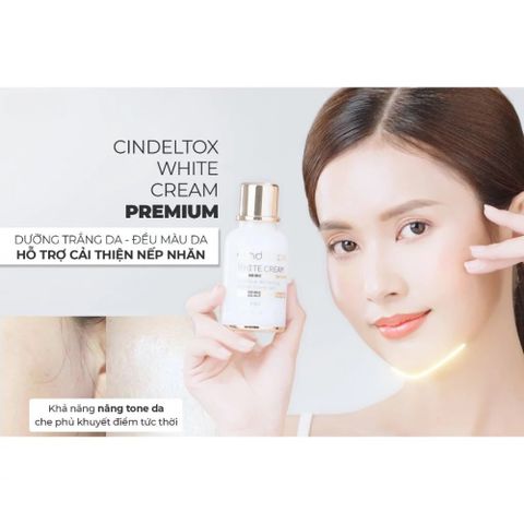Kem Truyền Trắng Da Toàn Diện Cindeltox Premium 50ml - Dưỡng Sáng, Nâng Tông Da An Toàn, Phù Hợp Mọi Loại Da