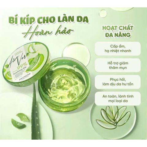 Gel Dưỡng Ẩm Arumore Aloe Vera 99% 300ml – Làm Dịu Da, Dưỡng Ẩm Đa Năng 388388