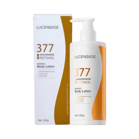Sữa Dưỡng Thể Lucenbase 377 Niacinamide Retinol Essence Body Lotion 250g 388389