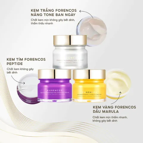 Kem Dưỡng Forencos 3 Trong 1 – Dưỡng Trắng, Ngăn Ngừa Lão Hóa, Căng Bóng Da 388392
