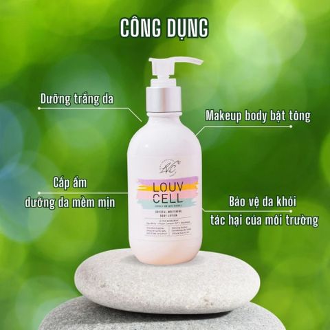 Kem Dưỡng Trắng Da Body Và Cấp Ẩm Louv Cell Crystal Whitening Body Lotion 250ml 388393