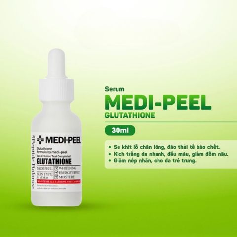 Bộ Đôi Dưỡng Trắng Da Medi-Peel 600 Glutathione - Serum & Kem Dưỡng Sáng Da, Làm Mờ Vết Thâm, Giải Pháp Cho Làn Da Khỏe Mạnh