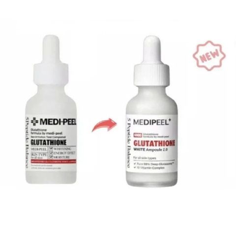 Bộ Đôi Dưỡng Trắng Da Medi-Peel 600 Glutathione - Serum & Kem Dưỡng Sáng Da, Làm Mờ Vết Thâm, Giải Pháp Cho Làn Da Khỏe Mạnh