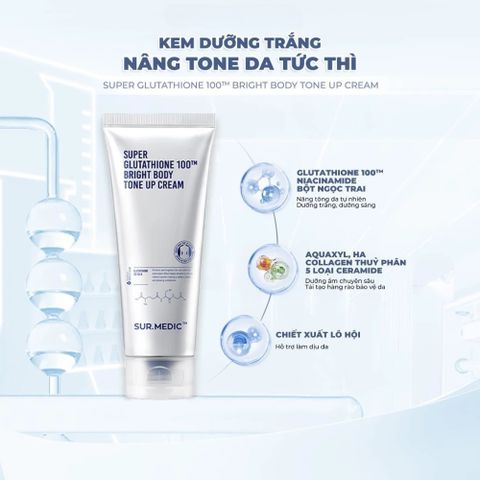 Kem Dưỡng Da Sur.Medic Super Glutathione Bright 190ml - Giải Pháp Dưỡng Trắng, Nâng Tone 388396