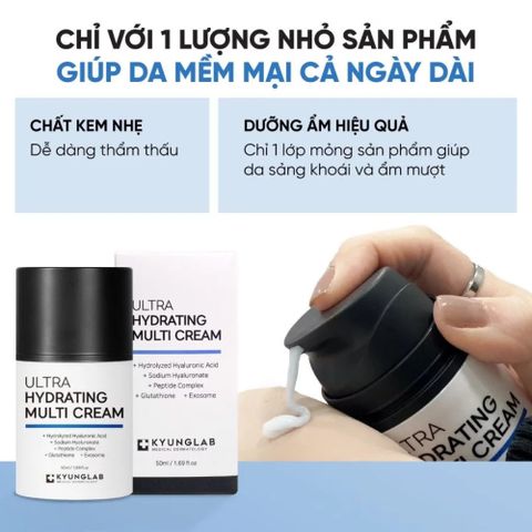 Kem Dưỡng Ẩm Phục Hồi Da Kyung Lab Ultra Hydrating 50ml - Cấp Ẩm, Chống Lão Hóa & Dưỡng Sáng Da Nhạy Cảm, Xuất Xứ Hàn Quốc