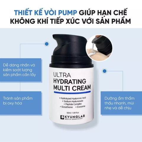 Kem Dưỡng Ẩm Phục Hồi Da Kyung Lab Ultra Hydrating 50ml - Cấp Ẩm, Chống Lão Hóa & Dưỡng Sáng Da Nhạy Cảm, Xuất Xứ Hàn Quốc