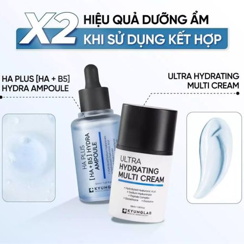 Kem Dưỡng Ẩm Phục Hồi Da Kyung Lab Ultra Hydrating 50ml - Cấp Ẩm, Chống Lão Hóa & Dưỡng Sáng Da Nhạy Cảm, Xuất Xứ Hàn Quốc