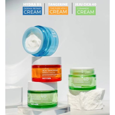 Kem Dưỡng Da PrettySkin Hydra B5 Derma Repair 52ml - Phục Hồi, Làm Sáng Da, Chống Oxy Hóa, Vitamin C, Cica Dưỡng Ẩm 