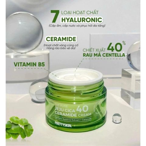 Kem Dưỡng Da PrettySkin Hydra B5 Derma Repair 52ml - Phục Hồi, Làm Sáng Da, Chống Oxy Hóa, Vitamin C, Cica Dưỡng Ẩm 