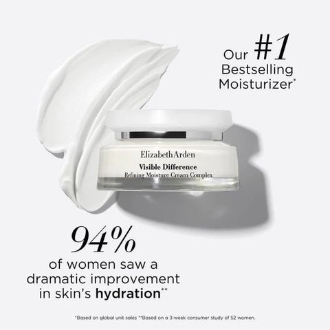 Kem Dưỡng Elizabeth Arden Visible Difference 75ml - Dưỡng Ẩm Sâu, Giảm Nếp Nhăn, Làm Mịn Da, Tái Tạo Làn Da Hư Tổn