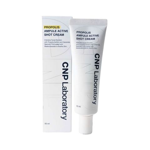 Kem Dưỡng Ẩm CNP Propolis Ampule Active Shot Cream 50g - Dưỡng Da Sáng Khỏe, Dịu Nhẹ, Ngăn Ngừa Khô Sạm, Phục Hồi Da Tổn Thương