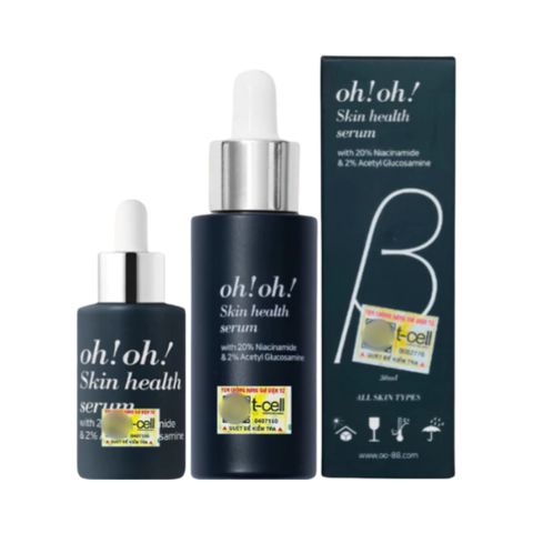 Tinh Chất Serum Oh!Oh! Skin Health 10ml/30ml – Dưỡng Ẩm và Kiểm Soát Dầu Cho Da Mụn Nhạy Cảm, Chống Oxy Hóa, Phục Hồi Da, Hàn Quốc
