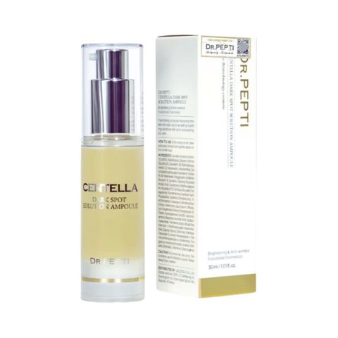 Tinh Chất Serum Dưỡng Trắng Dr.Pepti 30ml - Mờ Thâm Nám, Căng Mịn Da, Dưỡng Sáng Tự Nhiên từ Rau Má và Peptide Hàn Quốc