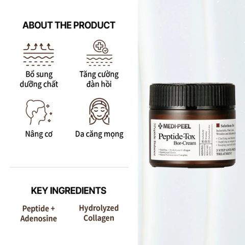 Bộ Đôi Serum Và Kem Dưỡng Chống Lão Hóa Medi-Peel Bor-Tox 30ml & 50ml – Làm Căng Bóng, Trẻ Hóa Da Chuyên Sâu
