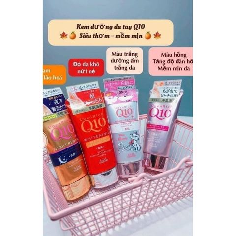 Kem Dưỡng Da Tay Kosé Coen Rich Q10 80g - Dưỡng Ẩm Nhật Bản 388499