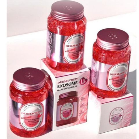 Tinh Chất Dermacrew Exosome All In One Ampoule 250ml - Cấp Ẩm, Cải Thiện Đàn Hồi Da, Làm Dịu Da Khô Sần, Giúp Da Mịn Mượt