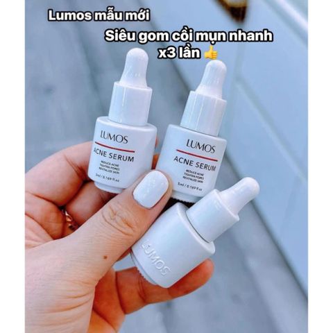 Tinh Chất Serum Giảm Mụn Lumos Acne 5ml - Kiểm Soát Dầu, Làm Dịu Mụn, Dưỡng Da Sáng Mịn Cho Da Dầu Và Nhạy Cảm
