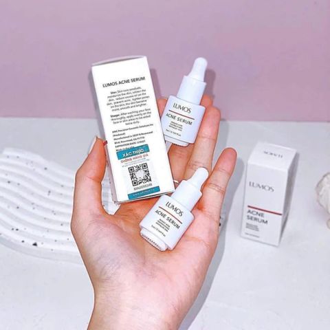 Tinh Chất Serum Giảm Mụn Lumos Acne 5ml - Kiểm Soát Dầu, Làm Dịu Mụn, Dưỡng Da Sáng Mịn Cho Da Dầu Và Nhạy Cảm