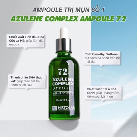 Tinh Chất Serum Histolab Ampoule 50ml - Dưỡng Ẩm, Làm Sáng Da, Phục Hồi Và Kiểm Soát Mụn - Thương Hiệu Hàn Quốc Chất Lượng Cao