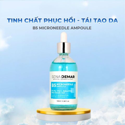 Tinh Chất Serum B5 Senademar 100ml - Phục Hồi, Cấp Ẩm, Làm Dịu Da Nhạy Cảm, Ngăn Ngừa Lão Hóa, Dưỡng Da Sáng Khỏe
