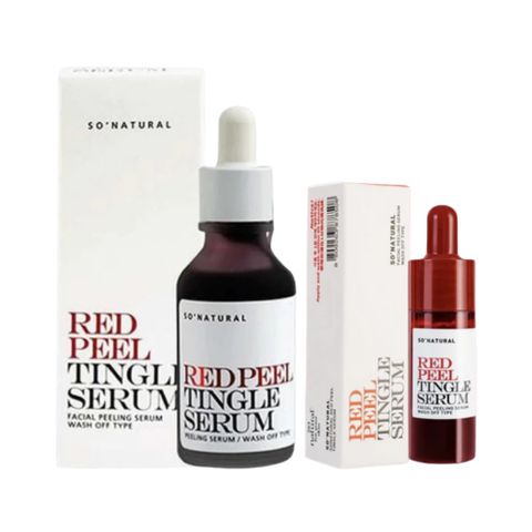 Tinh Chất Serum Red Peel Tingle So Natural 35ml - Tẩy Tế Bào Chết Hóa Học, Làm Sáng & Mịn Da, Giúp Thu Nhỏ Lỗ Chân Lông