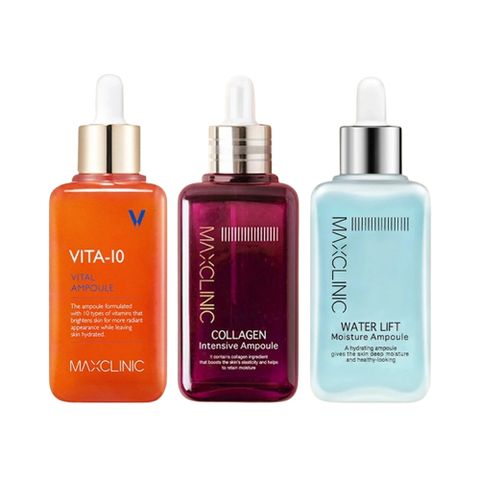 Bộ Ba Tinh Chất Dưỡng Da Maxclinic - Cấp Ẩm, Sáng Da, Ngăn Lão Hóa - Serum Vitamin C, Hyaluronic Acid, Collagen