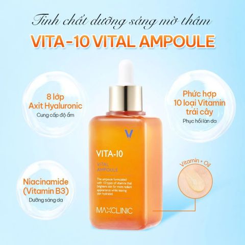 Bộ Ba Tinh Chất Dưỡng Da Maxclinic - Cấp Ẩm, Sáng Da, Ngăn Lão Hóa - Serum Vitamin C, Hyaluronic Acid, Collagen