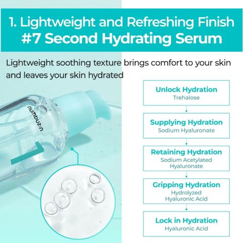 Serum Numbuzin No.1 Pantothenic B5 50ml – Làm Dịu, Phục Hồi Da, Kiểm Soát Dầu, Cấp Ẩm Nhanh, Giảm Thâm Mụn Hàn Quốc