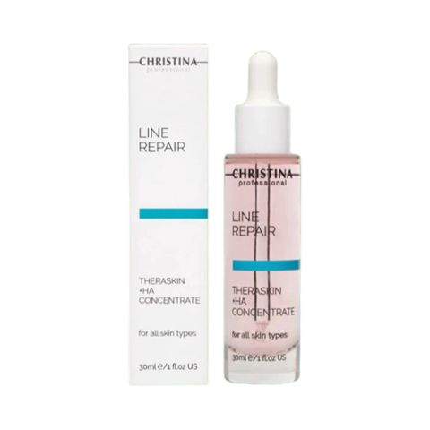 Serum Cấp Ẩm Christina Line Repair Theraskin + HA Concentrate 30ml - Dưỡng Da Mềm Mại, Làm Đầy Nếp Nhăn, Phục Hồi Da Tổn Thương