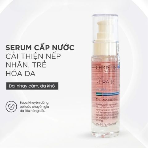 Serum Cấp Ẩm Christina Line Repair Theraskin + HA Concentrate 30ml - Dưỡng Da Mềm Mại, Làm Đầy Nếp Nhăn, Phục Hồi Da Tổn Thương