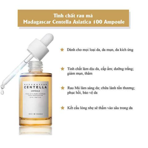 Tinh Chất Serum Rau Má Skin1004 Madagascar Centella Ampoule 100ml - Chăm Sóc Da Mụn, Nhạy Cảm, Giải Quyết Vấn Đề Da Nhanh Chóng
