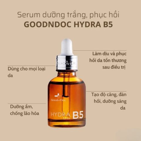 Tinh Chất Serum Cấp Ẩm Phục Hồi GoodnDoc 30ml - Sáng Da, Chống Lão Hóa, Phục Hồi Da Hàn Quốc, Dưỡng Ẩm Tốt Nhất