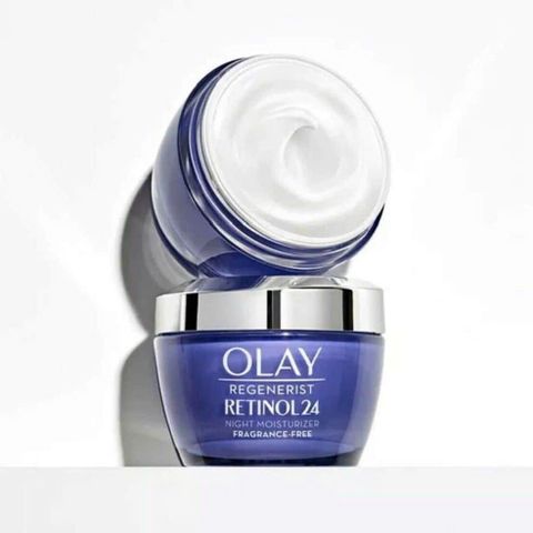Kem Dưỡng Ẩm Olay Regenerist Retinol 24 50g - Giúp Mờ Nếp Nhăn và Cấp Ẩm Sâu cho Da Ban Đêm