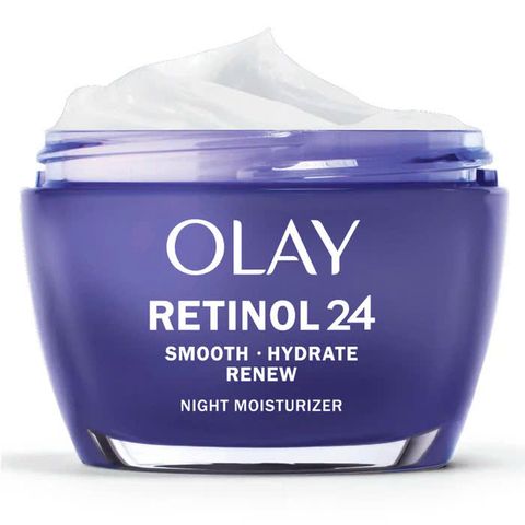Kem Dưỡng Ẩm OLAY Retinol 24 Ban Đêm 50g - Giúp Mờ Nếp Nhăn và Căng Da, Công Nghệ Bioavailable Chuyên Sâu, Chăm Sóc Da Tươi Trẻ