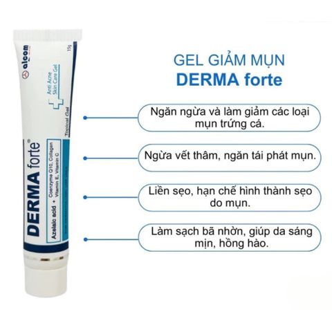 Kem Giảm Mụn Derma Forte 15g - Hỗ Trợ Làm Dịu, Mờ Thâm, Phục Hồi Da Mụn, Dành Cho Da Dầu, Mụn, Sẹo Mới Hình Thành