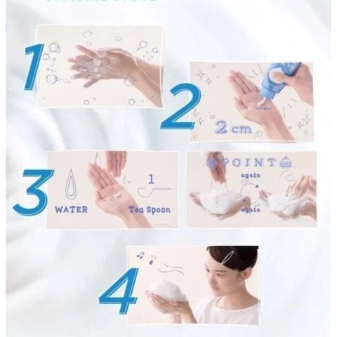 Sữa Rửa Mặt Senka Perfect Whip - Bọt Tơ Tằm Trắng Làm Sạch Sâu Cho Da Dầu và Da Thường - 120g