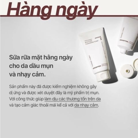 Sữa Rửa Mặt Innisfree Green Tea & Volcanic BHA 150ml - Dưỡng Ẩm, Kiểm Soát Nhờn, Làm Sạch Sâu Cho Da Nhạy Cảm và Da Dầu