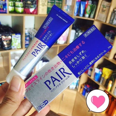 Kem Chấm Mụn Pair Acne W Cream 24g Nhật Bản - Giảm Mụn, Ngừa Thâm, Làm Dịu Da, Ngăn Ngừa Mụn Quay Lại
