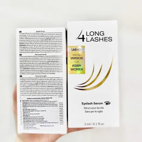 Tinh Chất Serum Dưỡng Mi Dài Dày Long4Lashes White 3ml - Hồi Phục Lông Mi và Giảm Gãy Rụng, An Toàn Cho Mắt Nhạy Cảm