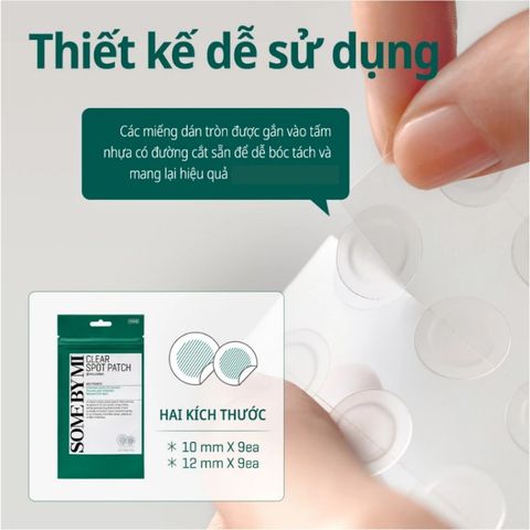 Miếng Dán Giảm Mụn Some By Mi Spot Patch 18 Miếng - Hỗ Trợ Làm Dịu, Chống Nước, Dành Cho Mọi Loại Da