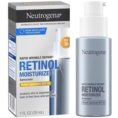 Kem Dưỡng Ẩm Chống Nhăn Ban Ngày Neutrogena Rapid Wrinkle Repair Retinol Moisturizer SPF30 29ml - Giúp Da Trẻ Hóa Nhanh Chóng, Làm Mờ Nếp Nhăn Rõ Rệt.