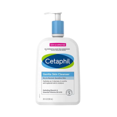Sữa Rửa Mặt Cetaphil Gentle Skin Cleanser 125ml/591ml - Duy Trì Độ Ẩm, Phù Hợp Mọi Loại Da, Đặc Biệt Da Nhạy Cảm