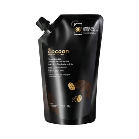 Tẩy Da Chết Cơ Thể Body Big Size Cà phê Đắk Lắk Cocoon 600ml - Siêu To Khổng Lồ, Tiết Kiệm 388635