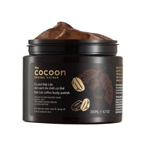 Tẩy Da Chết Cơ Thể Body Cà Phê Đắk Lắk Cocoon 200ml - Da Sáng Mịn 388644