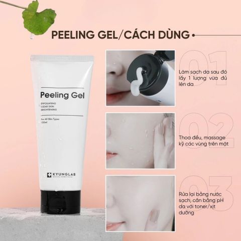Tẩy Da Chết Dạng Gel Kyung Lab 150ml - Gel Tẩy Tế Bào Chết Nhẹ Nhàng, Phù Hợp Với Mọi Loại Da, Làm Sáng Và Mịn Da