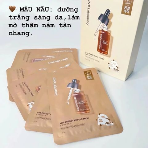Mặt Nạ CNP Laboratory Ampule – Chăm Sóc Da Chuyên Sâu, Dưỡng Ẩm & Làm Dịu Hiệu Quả - Hộp 10 Miếng 388676
