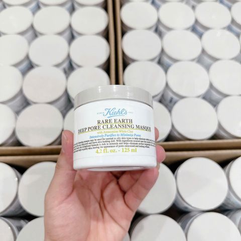 Mặt Nạ Đất Sét Kiehl's 125ml - Làm Sạch Sâu, Giảm Mụn, Se Khít Lỗ Chân Lông Cho Da Dầu, Mỹ