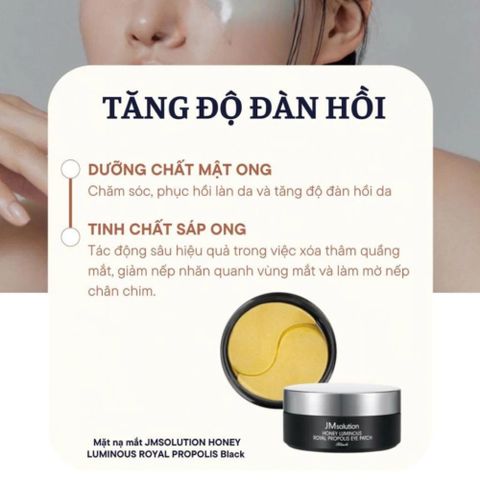 Mặt Nạ Mắt JMsolution Eye Patch 60 Miếng - Dưỡng Ẩm, Giảm Thâm, Mờ Nhăn Cho Da Mắt Tươi Sáng, Chống Lão Hóa, Hàn Quốc