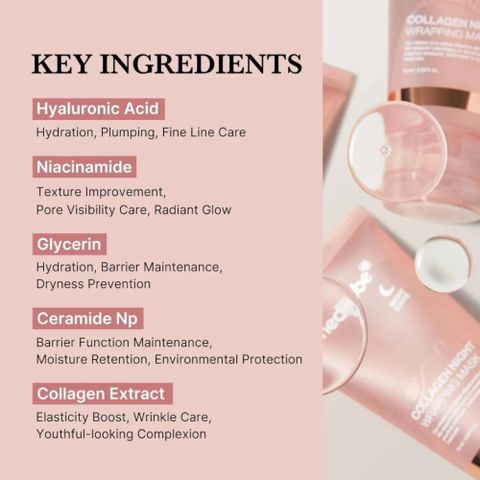 Mặt Nạ Ngủ Medicube Collagen Night Wrapping Mask 75ml - Dưỡng Ẩm, Chống Lão Hóa, Tăng Độ Đàn Hồi Cho Tất Cả Các Loại Da